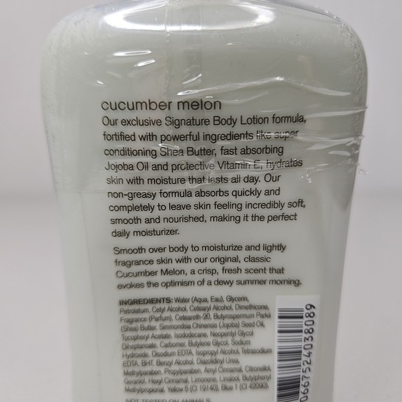 Bath & Body Works Lotion Cucumber Melon Signature Collection Qty 2 - Picture 4 of 4